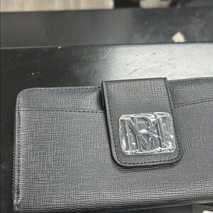 Badgley Mischka Gray Vegan Leather Wallet